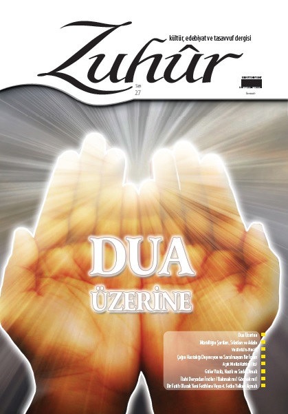 Zuhur Dergisi 27.Say n resmi