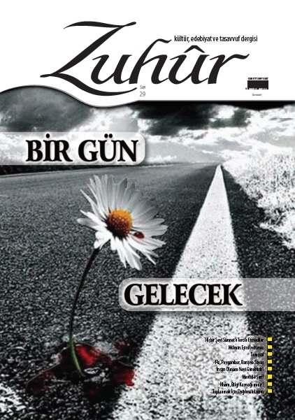 Zuhur Dergisi 29.Say n resmi