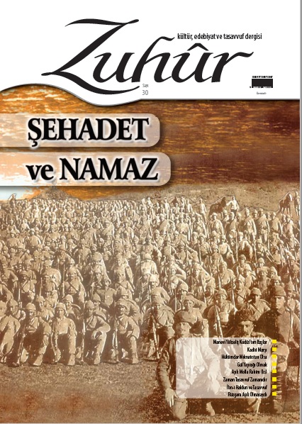 Zuhur Dergisi 30.Say n resmi